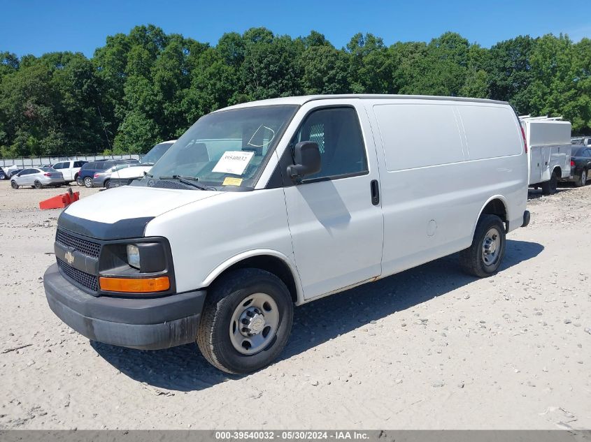 2013 Chevrolet Express 2500 Work Van VIN: 1GCWGFBAXD1107829 Lot: 39540032