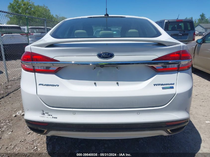 2018 Ford Fusion Titanium VIN: 3FA6P0D93JR205608 Lot: 39540035