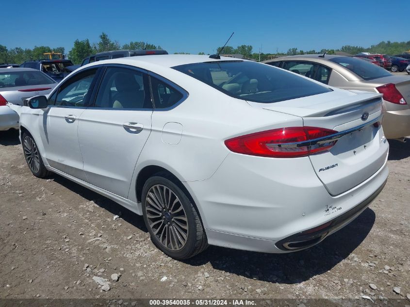 2018 Ford Fusion Titanium VIN: 3FA6P0D93JR205608 Lot: 39540035