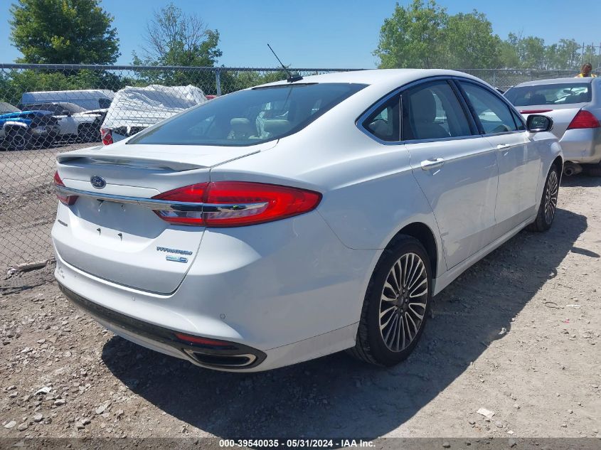 2018 Ford Fusion Titanium VIN: 3FA6P0D93JR205608 Lot: 39540035