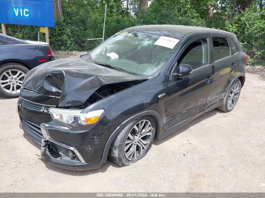 2017 Mitsubishi Outlander Sport 2.0 Es VIN: JA4AP3AU8HZ004804 Lot: 39540066