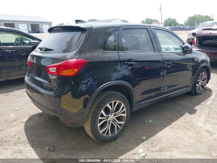 2017 Mitsubishi Outlander Sport 2.0 Es VIN: JA4AP3AU8HZ004804 Lot: 39540066