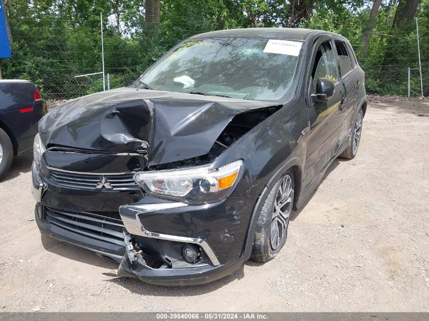 2017 Mitsubishi Outlander Sport 2.0 Es VIN: JA4AP3AU8HZ004804 Lot: 39540066