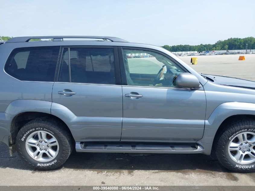 2004 Lexus Gx 470 VIN: JTJBT20X940049970 Lot: 39540080