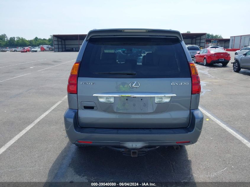 2004 Lexus Gx 470 VIN: JTJBT20X940049970 Lot: 39540080