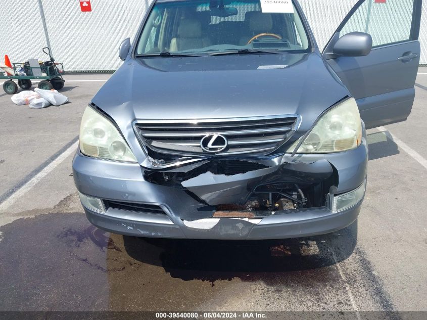 2004 Lexus Gx 470 VIN: JTJBT20X940049970 Lot: 39540080