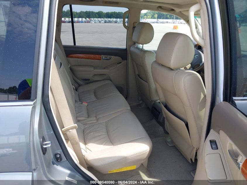 2004 Lexus Gx 470 VIN: JTJBT20X940049970 Lot: 39540080