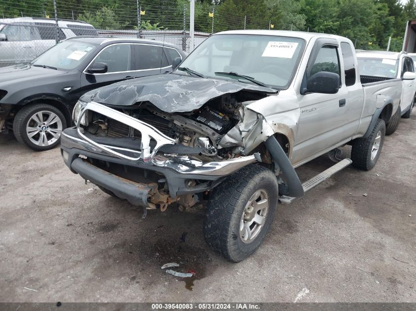 2002 Toyota Tacoma Prerunner V6 VIN: 5TESN92N72Z898655 Lot: 39540083