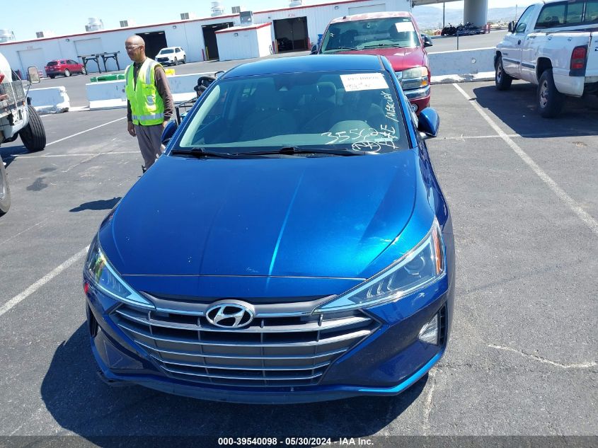 2019 Hyundai Elantra Sel VIN: 5NPD84LF2KH453852 Lot: 39540098