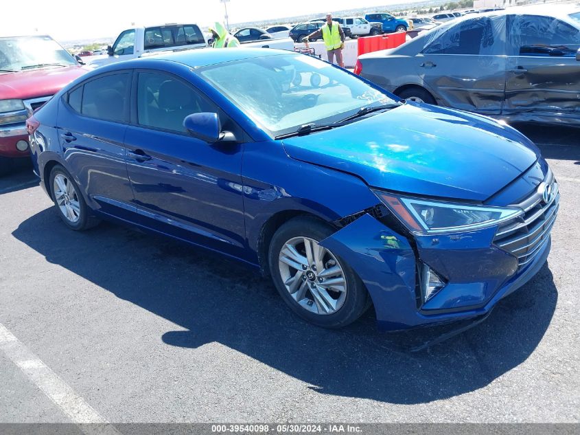 2019 Hyundai Elantra Sel VIN: 5NPD84LF2KH453852 Lot: 39540098