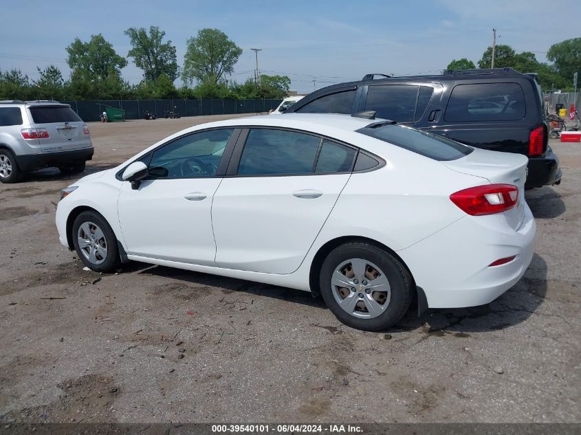 2017 Chevrolet Cruze Ls Auto VIN: 3G1BC5SM2HS521926 Lot: 39540101