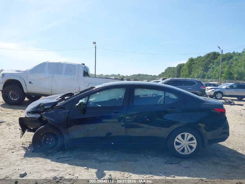 2023 Nissan Versa 1.6 S Xtronic Cvt VIN: 3N1CN8DV2PL861408 Lot: 39540112