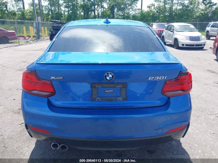 2020 BMW 230I xDrive VIN: WBA2J3C08L7F03144 Lot: 39540113