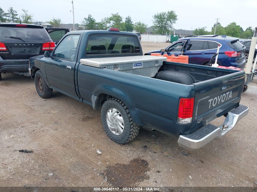 1994 Toyota Pickup 1/2 Ton Short Whlbse Dx VIN: JT4RN81P9R5191954 Lot: 39540117