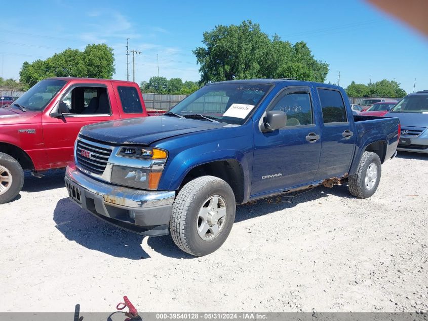 1GTDT136X48201166 | 2004 GMC CANYON