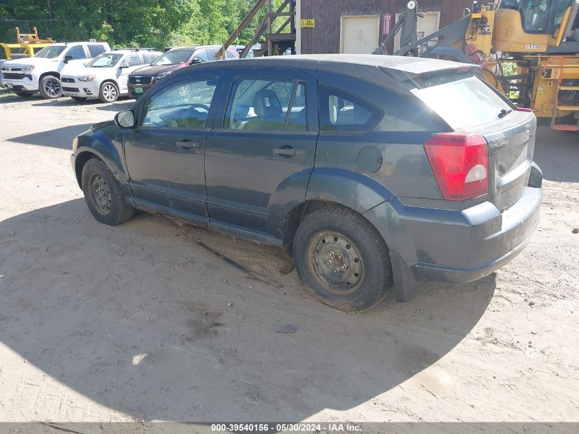 2007 Dodge Caliber Se VIN: 1B3HB28C07D550200 Lot: 39540156