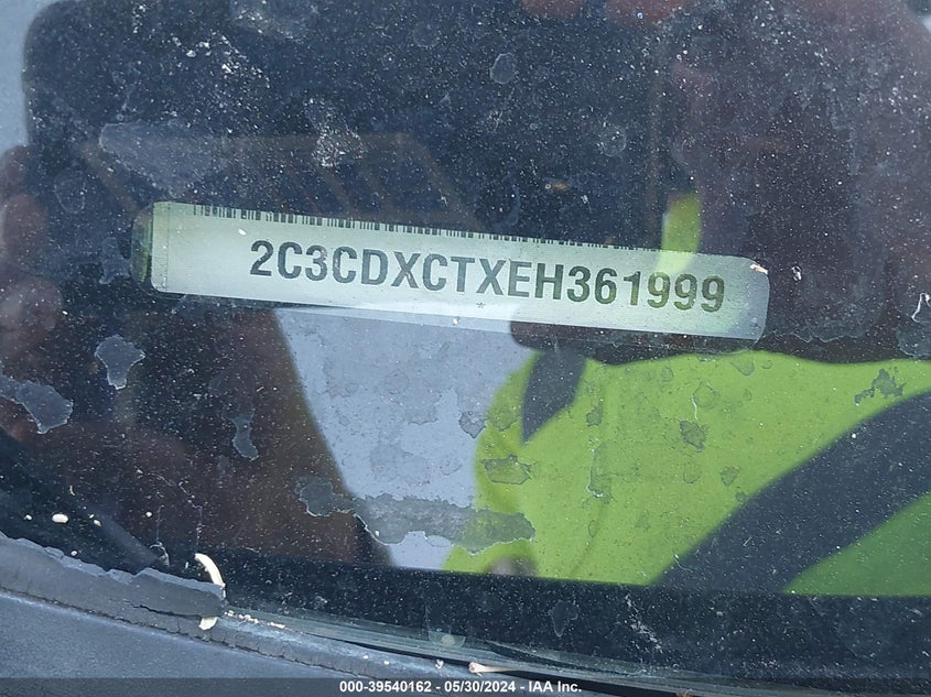 2014 Dodge Charger R/T VIN: 2C3CDXCTXEH361999 Lot: 39540162