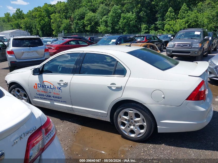 2010 Ford Fusion Se VIN: 3FAHP0HA0AR376135 Lot: 39540167