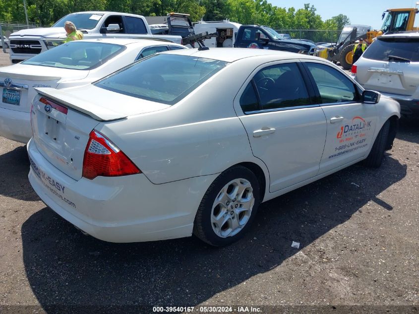 2010 Ford Fusion Se VIN: 3FAHP0HA0AR376135 Lot: 39540167