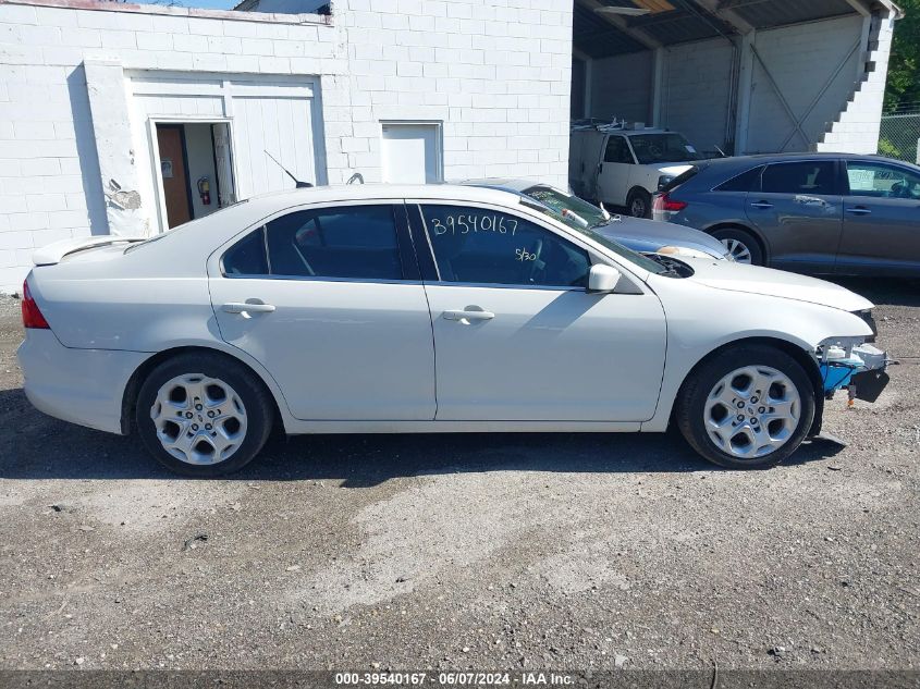 2010 Ford Fusion Se VIN: 3FAHP0HA0AR376135 Lot: 39540167