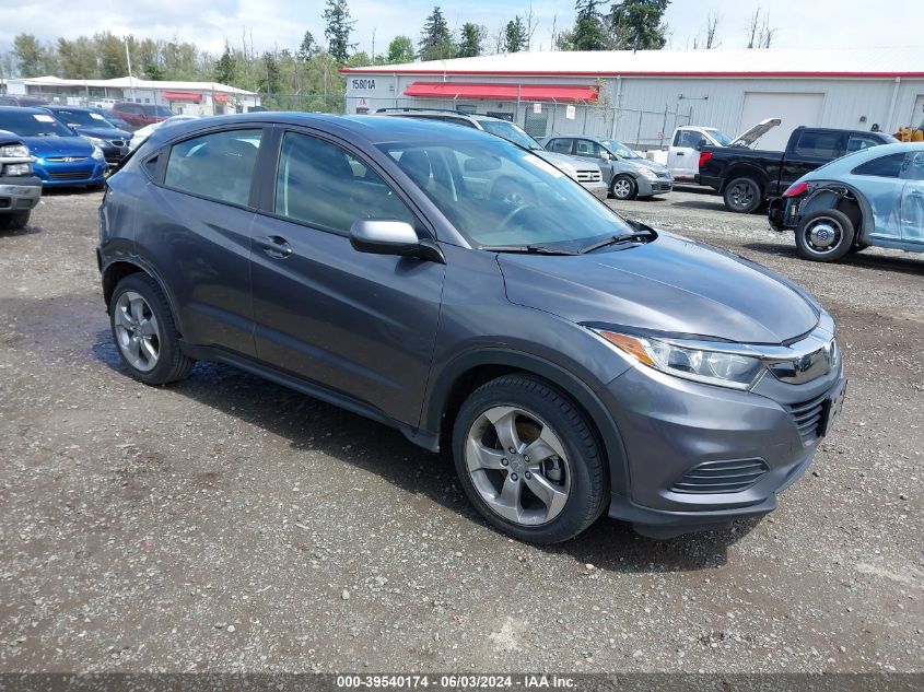 2021 Honda Hr-V Awd Lx VIN: 3CZRU6H30MM756955 Lot: 39540174