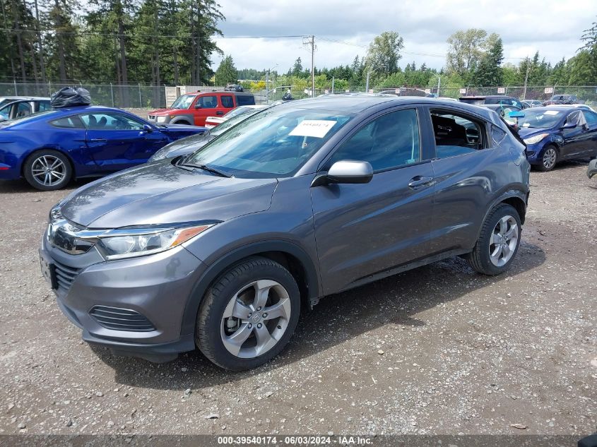 2021 Honda Hr-V Awd Lx VIN: 3CZRU6H30MM756955 Lot: 39540174