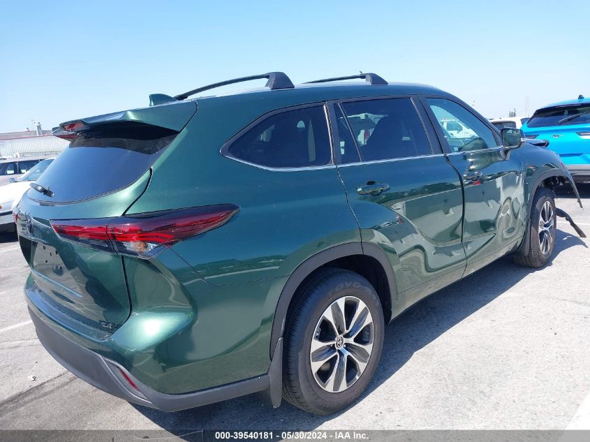 2024 Toyota Highlander Xle VIN: 5TDKDRAH3RS531371 Lot: 39540181