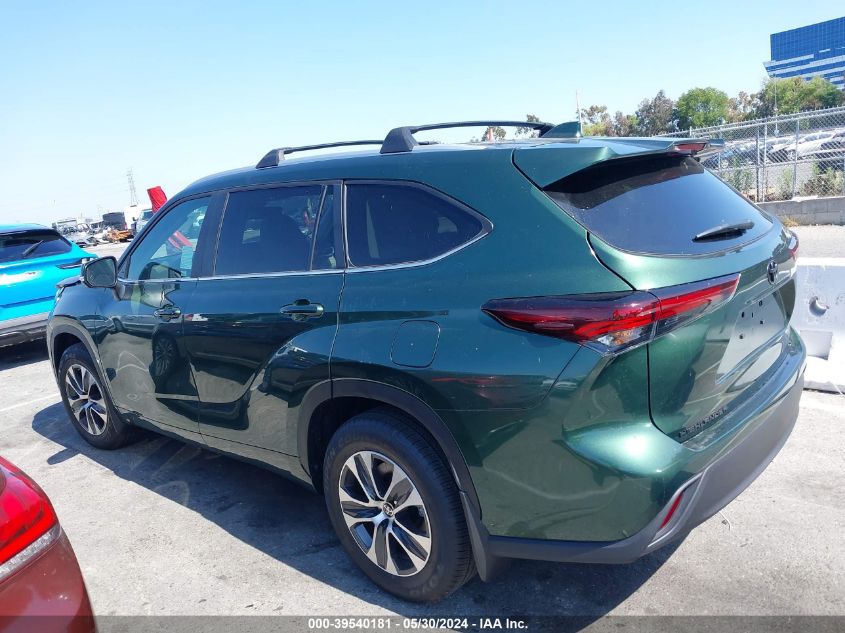 2024 Toyota Highlander Xle VIN: 5TDKDRAH3RS531371 Lot: 39540181