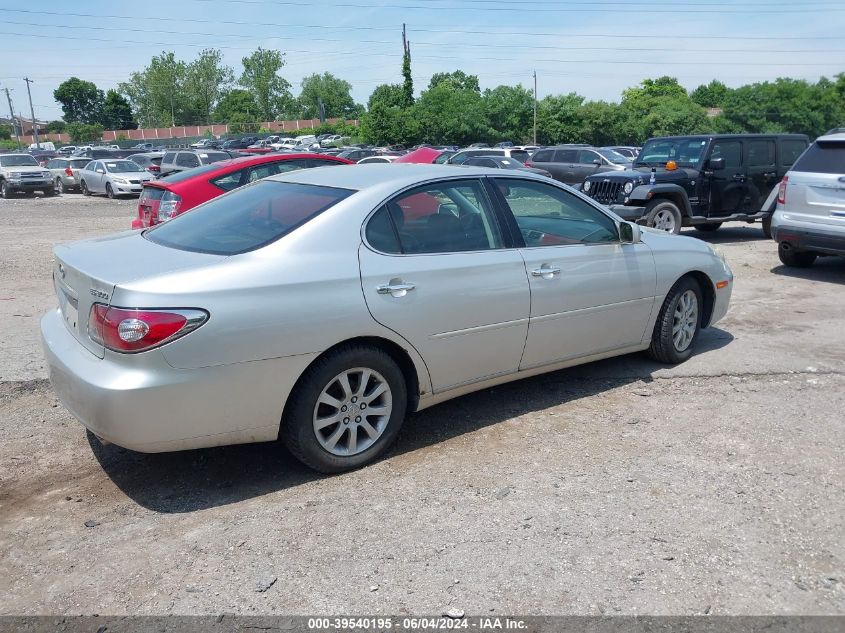 2003 Lexus Es 300 VIN: JTHBF30G630137694 Lot: 39540195