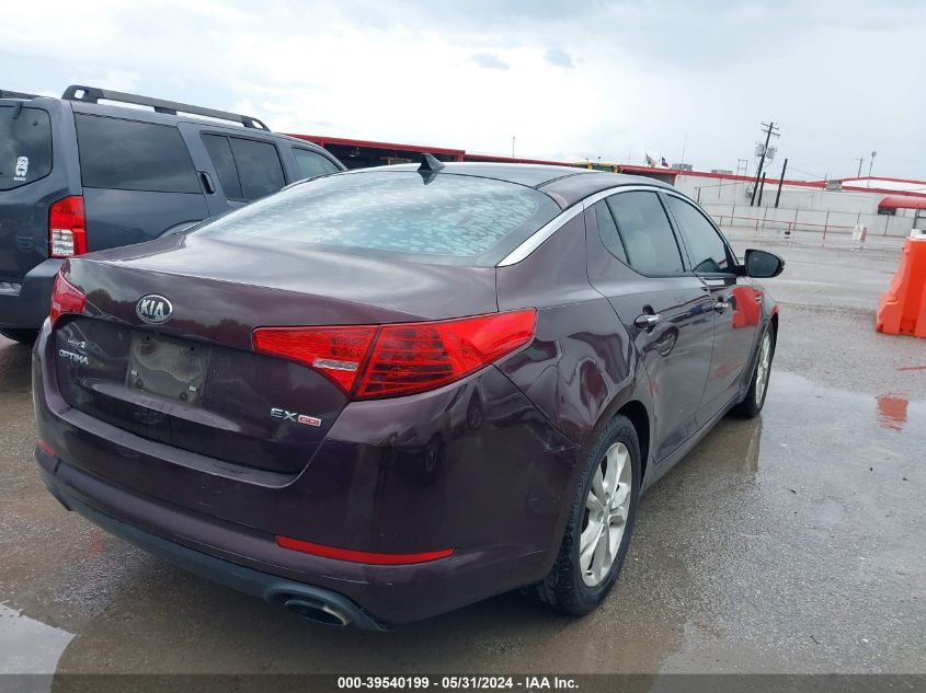 2013 Kia Optima Ex VIN: 5XXGN4A74DG110217 Lot: 39540199