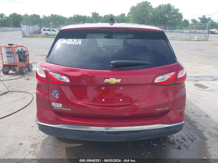 2019 Chevrolet Equinox Lt VIN: 2GNAXUEV4K6221002 Lot: 39540201