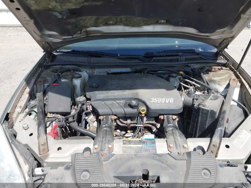 2008 Chevrolet Impala Lt VIN: 2G1WT58K481306499 Lot: 39540209