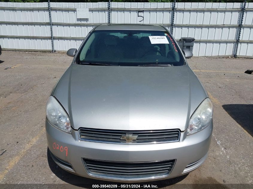 2008 Chevrolet Impala Lt VIN: 2G1WT58K481306499 Lot: 39540209