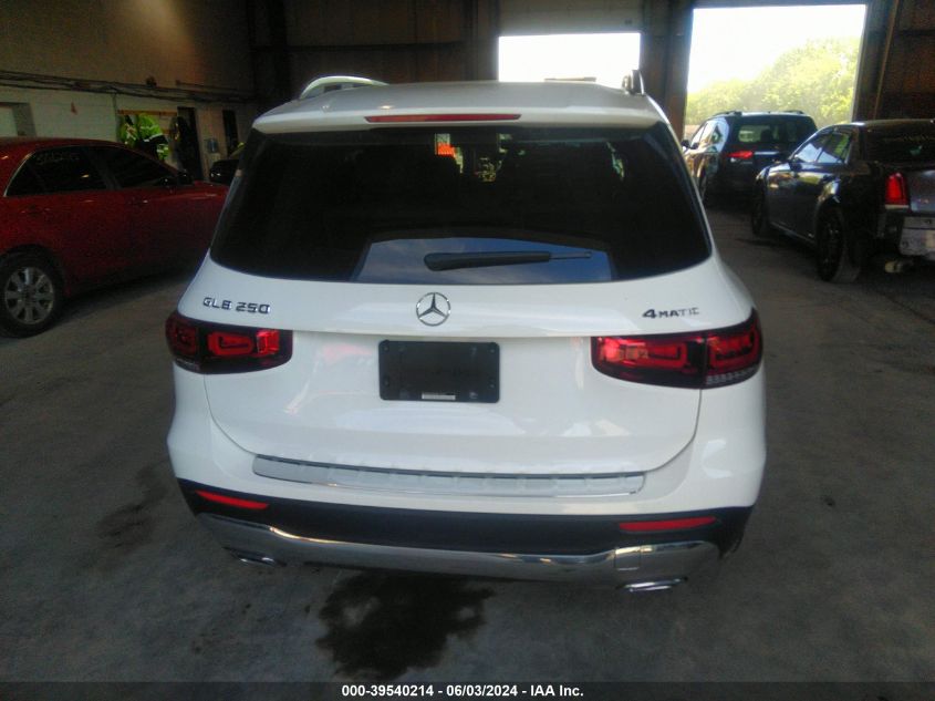 2021 Mercedes-Benz Glb 250 4Matic VIN: W1N4M4HB2MW155289 Lot: 39540214