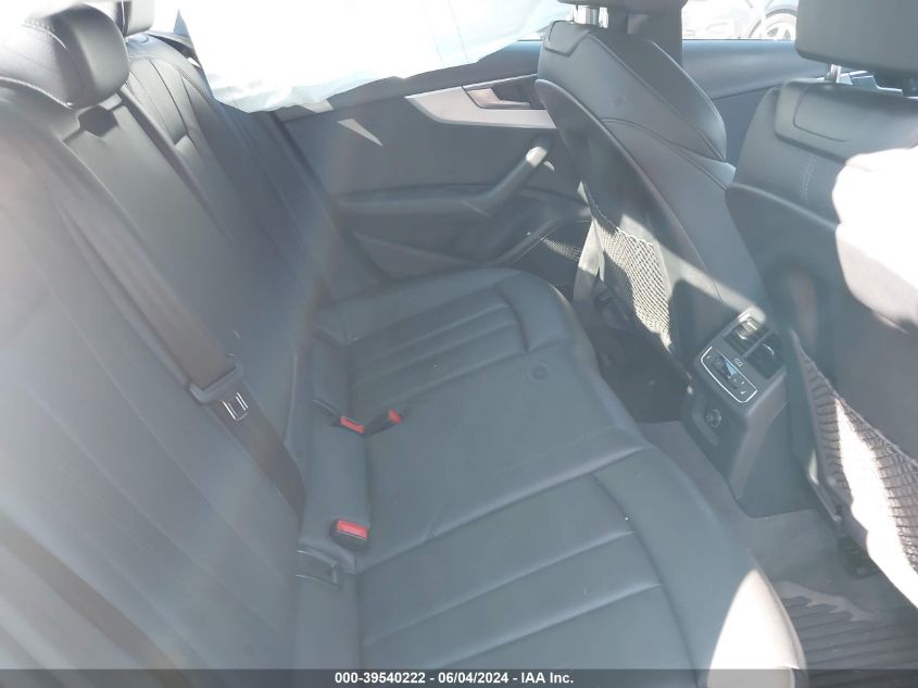 2017 Audi A4 2.0T Premium VIN: WAUENAF41HN039652 Lot: 39540222