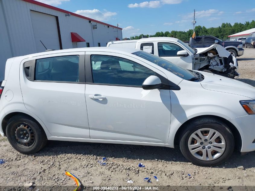 2020 Chevrolet Sonic Fwd 1Fl 5-Door VIN: 1G1JG6SB9L4100489 Lot: 39540233