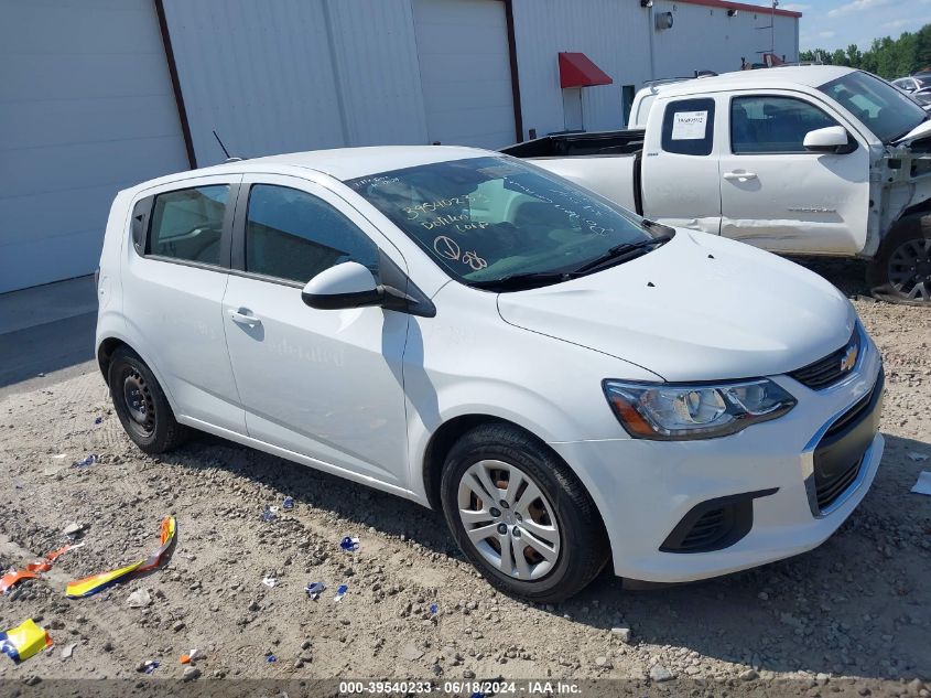 2020 Chevrolet Sonic Fwd 1Fl 5-Door VIN: 1G1JG6SB9L4100489 Lot: 39540233