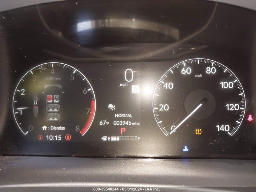 2024 Honda Pilot Awd Ex-L VIN: 5FNYG1H4XRB019469 Lot: 39540244