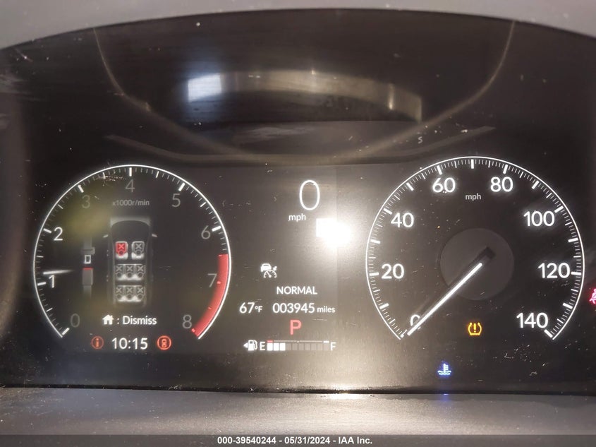 2024 Honda Pilot Awd Ex-L VIN: 5FNYG1H4XRB019469 Lot: 39540244