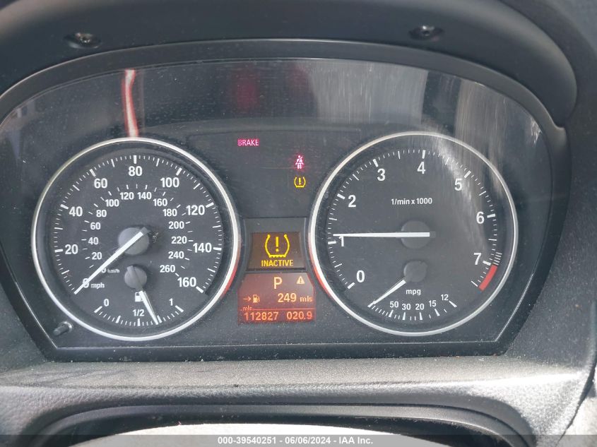 2011 BMW 328I xDrive VIN: WBAPK5C56BA994631 Lot: 39540251