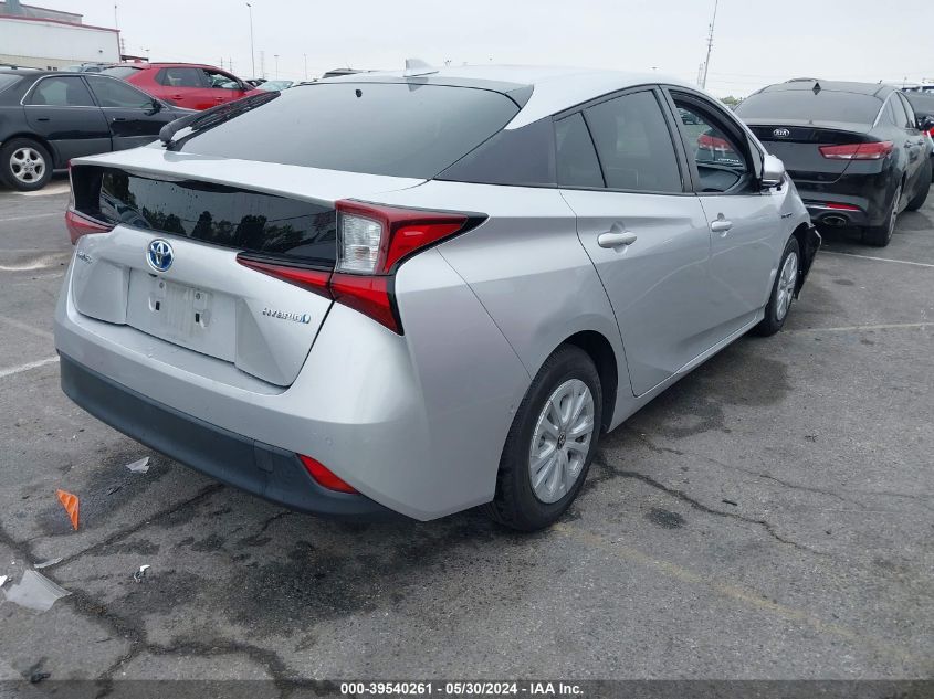 2019 Toyota Prius VIN: JTDKARFU4K3083180 Lot: 39540261