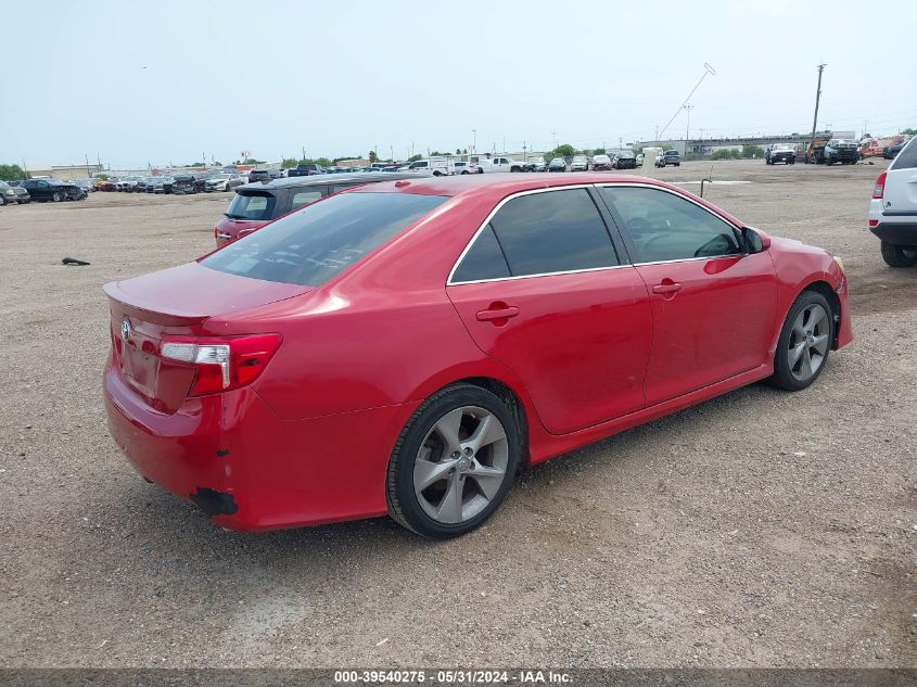 2012 Toyota Camry Se Limited Edition VIN: 4T1BF1FK7CU625039 Lot: 39540275