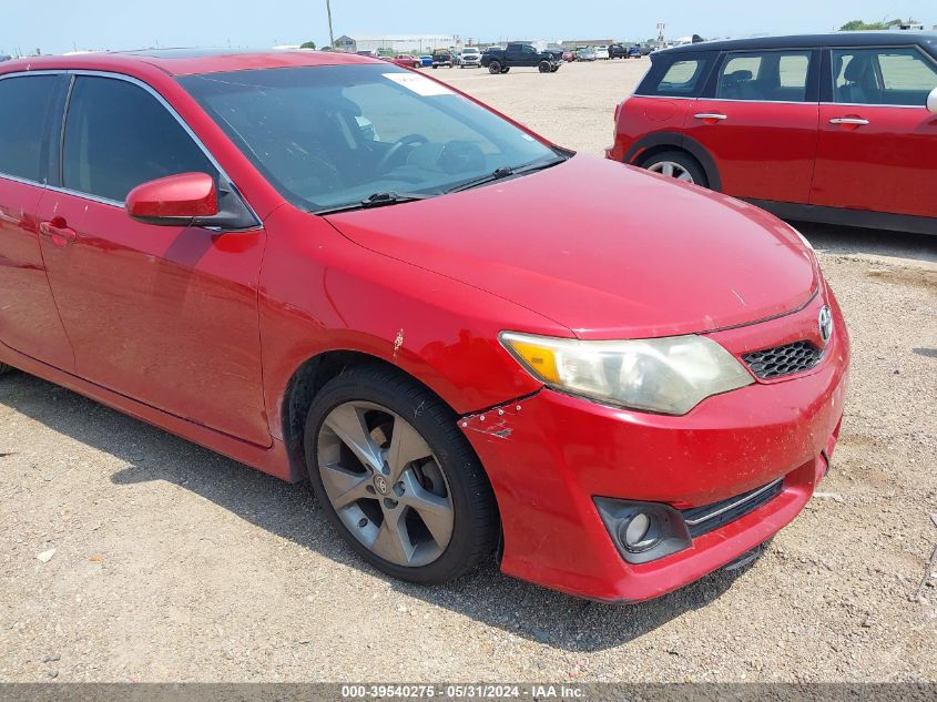 2012 Toyota Camry Se Limited Edition VIN: 4T1BF1FK7CU625039 Lot: 39540275