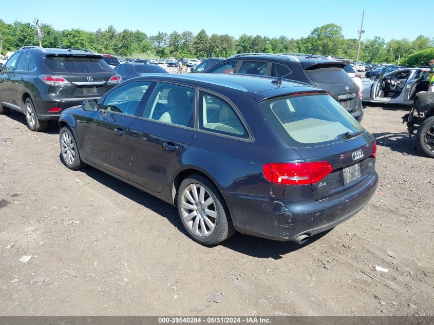 2012 Audi A4 2.0T Premium VIN: WAUSFAFL9CA039759 Lot: 39540284