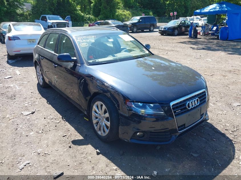 2012 Audi A4 2.0T Premium VIN: WAUSFAFL9CA039759 Lot: 39540284