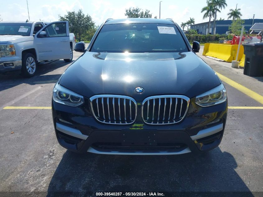 2021 BMW X3 xDrive30I VIN: 5UXTY5C00M9F50641 Lot: 39540287