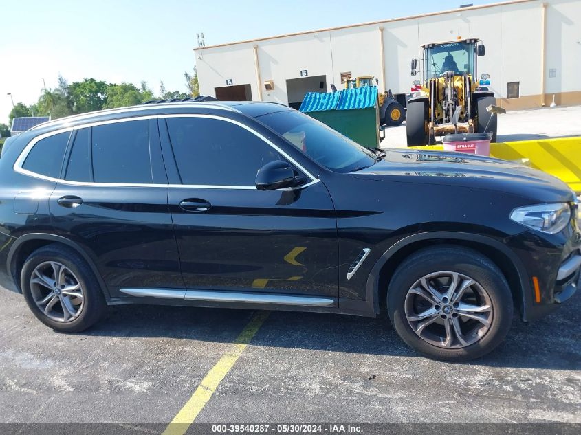 2021 BMW X3 xDrive30I VIN: 5UXTY5C00M9F50641 Lot: 39540287