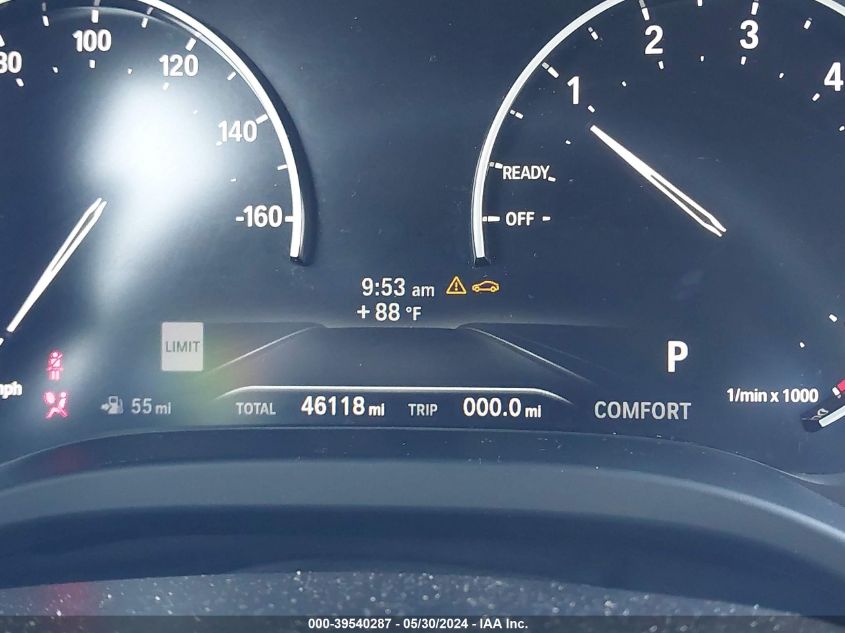 2021 BMW X3 xDrive30I VIN: 5UXTY5C00M9F50641 Lot: 39540287