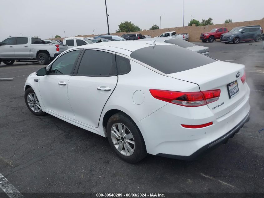 2019 Kia Optima Lx VIN: 5XXGT4L36KG276378 Lot: 39540289