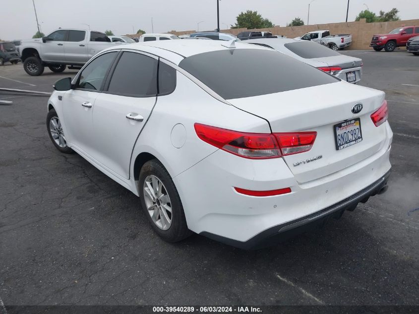 2019 Kia Optima Lx VIN: 5XXGT4L36KG276378 Lot: 39540289